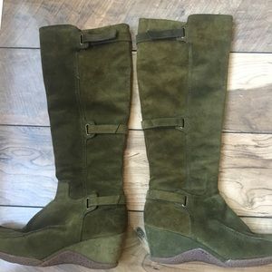 Aquatalia suede knee high boots